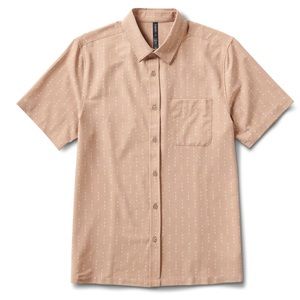 Vuori men’s short-sleeved bridge button down - size medium